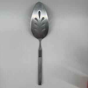 Oneida Atomic Starburst Pie Server MCM Stainless Steel